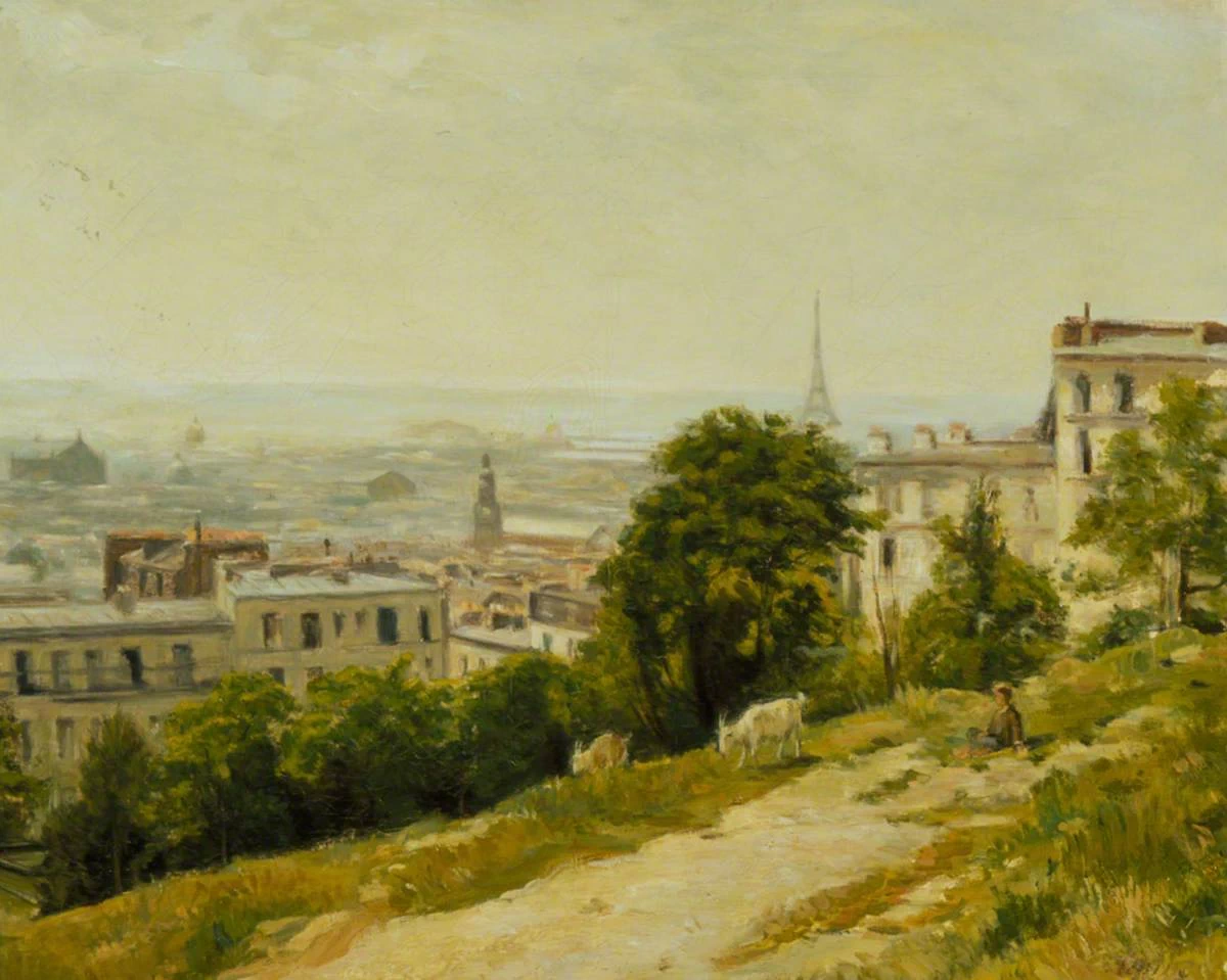 Veduta a Montmartre - Southampton City Art Gallery